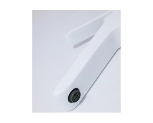 51012-F Смеситель для умыв. (ВЫС. бел.+хром)) "GANZER"  (10/1шт)