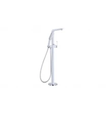 Смеситель напольный для ванны Ganzer GZ52081-F белый/хром