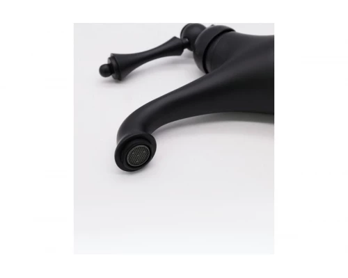 Смеситель для умывальника ретро Ganzer GZ77011-C черный