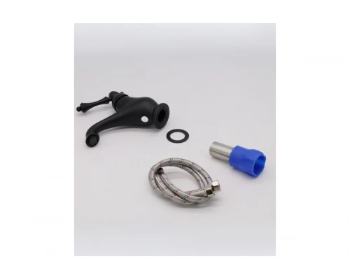 Смеситель для умывальника ретро Ganzer GZ77011-C черный