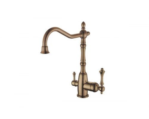 Смеситель для кухни с подключением под фильтр Ganzer GZ77022-D с подключением фильтра питьевой воды