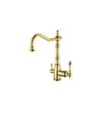 Смеситель для кухни с переключателем на фильтр  Ganzer GZ77022-Е золото