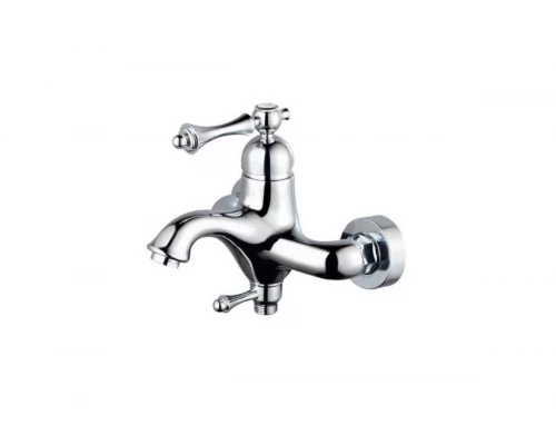 Смеситель для ванны и душа из латуни с лейкой и шлангом Ganzer GZ 77031 хром