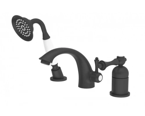Смеситель на борт ванны Ganzer GZ77033-C черный