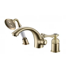 Смеситель на борт ванны Ganzer GZ77033-D бронза