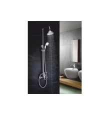 Душевая система с тропическим душем Ganzer GZ77061 хром