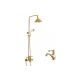 Душевая система в комплекте с смесителем для умывальника GANZER  GZ77067-E золото