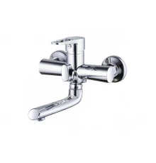 Смеситель для ванны и душа из латуни с лейкой и шлангом Hansen H30004