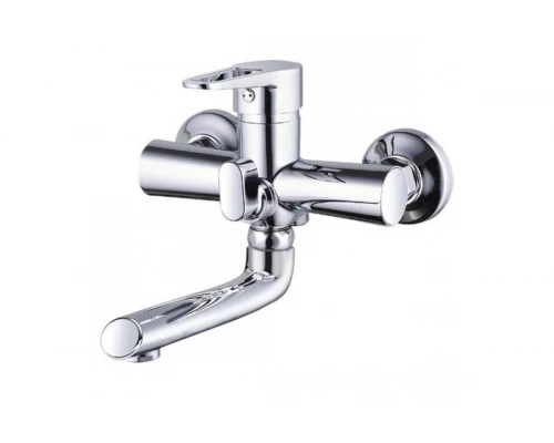 Смеситель для ванны и душа из латуни с лейкой и шлангом Hansen H30004