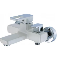 Смеситель для ванны Hansen H30008-F белый/хром