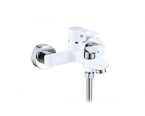 Смеситель для ванны и душа Hansen H30018-F с лейкой, шлангом и настенным креплением