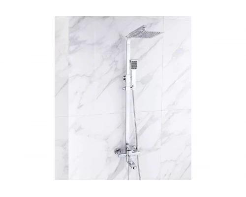 Душевая система с тропическим душем Hansen H33001 хром