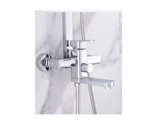 Душевая система с тропическим душем Hansen H33001 хром
