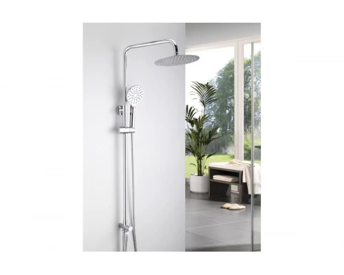 Душевой комплект с круглым душем Hansen H34001 хром