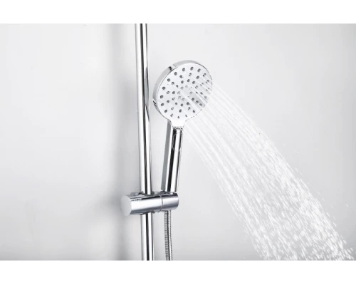 Душевой комплект с круглым душем Hansen H34001 хром