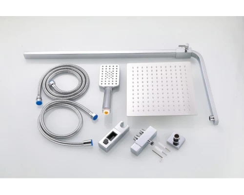 Душевой комплект с квадратным душем Hansen H34002 хром