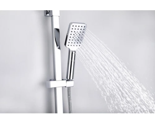 Душевой комплект с квадратным душем Hansen H34002 хром