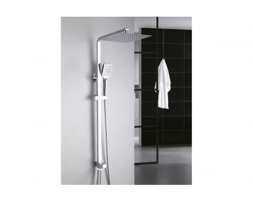 Душевой комплект с квадратным душем Hansen H34002 хром