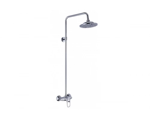 Душевой релинг с круглым душем Hansen H35030 хром