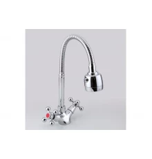 Двухвентильный смеситель для кухни Hansen H52050 хром