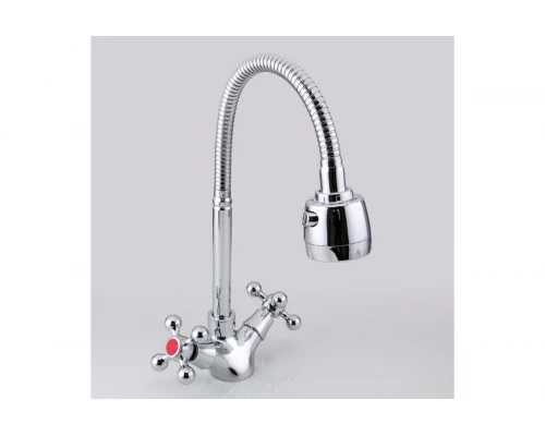 Двухвентильный смеситель для кухни Hansen H52050 хром