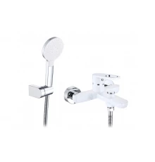 Смеситель для ванны Hansen HL30016-F белый/хром