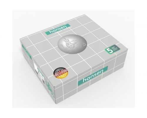 Смеситель для ванны и душа из латуни с лейкой и шлангом Hansen HL32016 хром