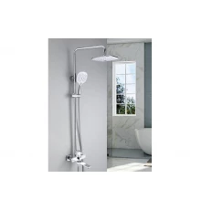 33099-F Однорукий душевой релинг (БЕЛЫЙ/?)  HANSEN  (4/1шт)