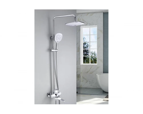 33099-F Однорукий душевой релинг (БЕЛЫЙ/?)  HANSEN  (4/1шт)