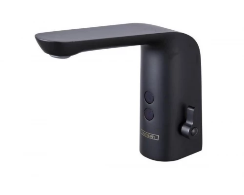 70001-C Смес. СЕНСОРНЫЙ для умыв. (ЧЕРНЫЙ+ХРОМ) HANSEN  (10/1шт)