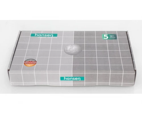 70001-C Смес. СЕНСОРНЫЙ для умыв. (ЧЕРНЫЙ+ХРОМ) HANSEN  (10/1шт)