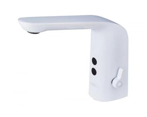 70001-F Смес. СЕНСОРНЫЙ для умыв. (БЕЛ.+ХРОМ) HANSEN  (10/1шт)