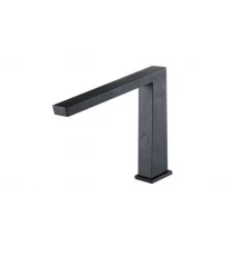 70003-C Смес. СЕНС. (БЕЗ тер. крана) для умыв. (ЧЕРНЫЙ+ХРОМ) HANSEN  (10/1шт)