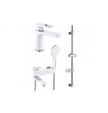 Душевой комплект 3 в 1 Hansen HL90016-F белый/хром