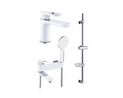 Душевой комплект 3 в 1 Hansen HL90016-F белый/хром