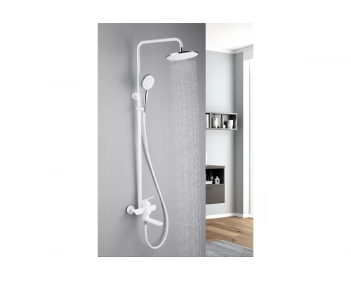 Душевая система с тропическим душем Hansen HN31304-F белый