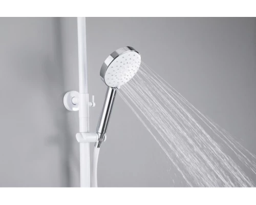 Душевая система с тропическим душем Hansen HN31304-F белый