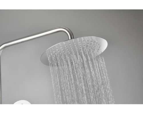 Душевая система с тропическим душем Hansen HN31304-G сатин