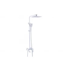 Душевая система с тропическим душем Hansen HN33244-F белый
