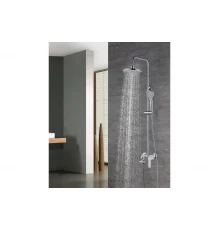 Душевая система с тропическим душем Hansen HL33037-F белый/хром