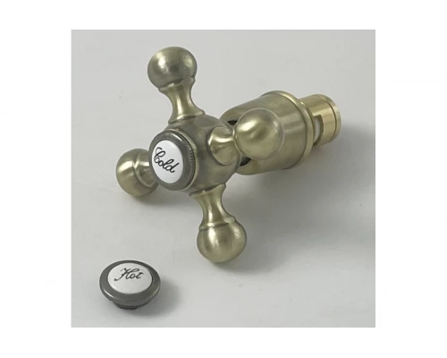 Кран-букса с маховиком (БРОНЗА) GANZER усиленный  (100/1шт)