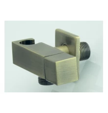 Смеситель встраиваемый для биде с держателем для душа Ganzer GZ5179-D цветом бронза