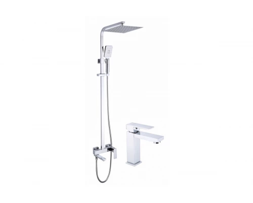 33055 (37055) Однорукий душевой релинг с рак. (ЛАТУН) HANSEN  (4/1шт)