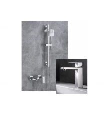 Душевой комплект из нержавеющей стали 3 в 1 Hansen HN91304-G сатин