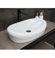 Раковина Gid 777s 51222 накладная белая 60x39x13.5