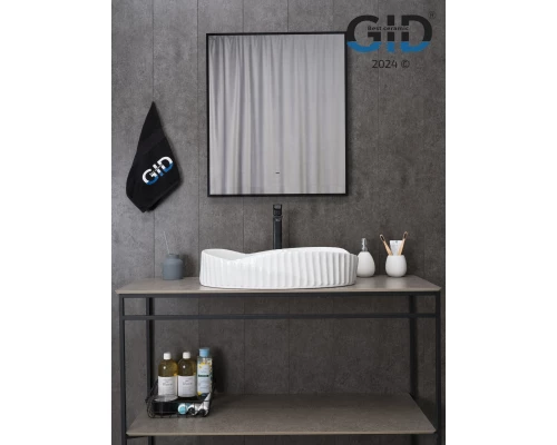 Раковина Gid 888s 51223 накладная белая 60x38.5x13.5