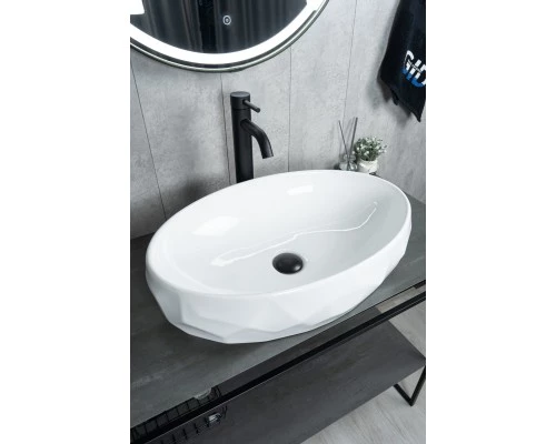 Раковина Gid 9030wx 51241 накладная белая 60x40x15