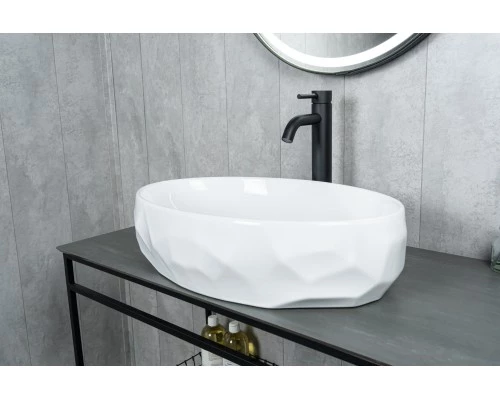 Раковина Gid 9030wx 51241 накладная белая 60x40x15