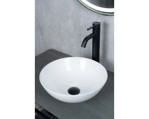 Раковина Gid 9081W 51243 накладная белая 36x36x14