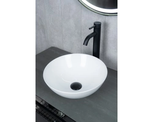 Раковина Gid 9081W 51243 накладная белая 36x36x14